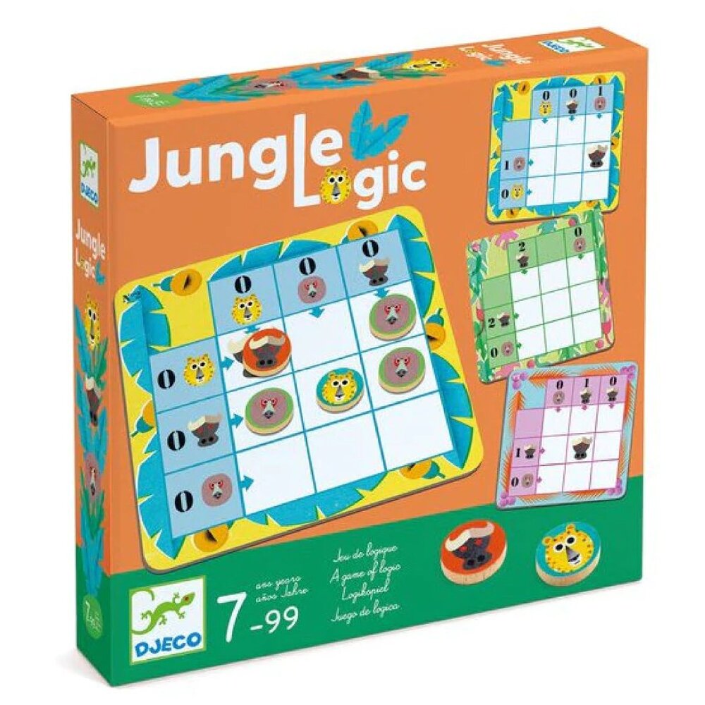 New Sealed Djeco Game of  Logic Jungle Logic for Age  7 to 99
